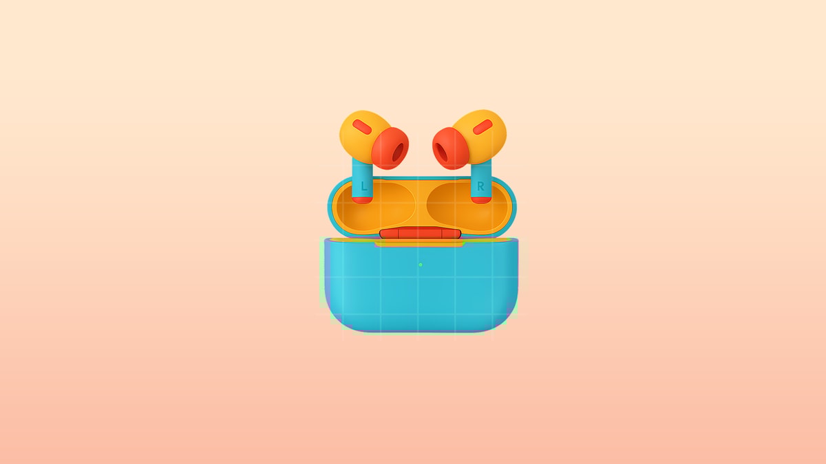 3D headphone icon