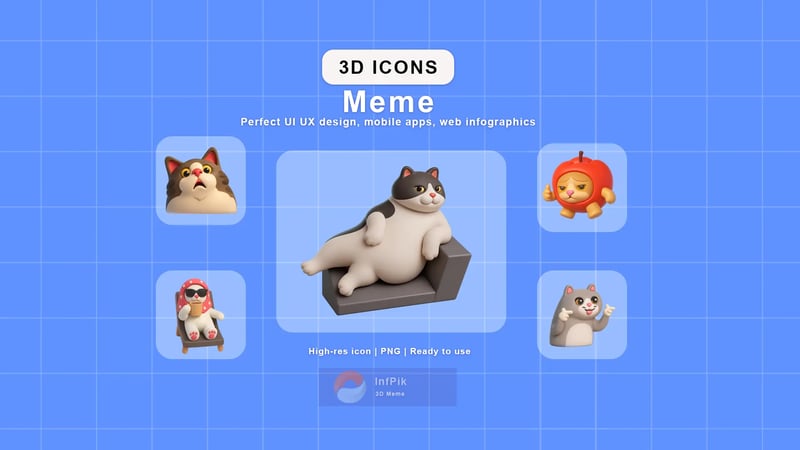 3D Icon Meme Pack